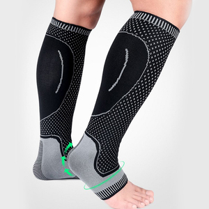 Calcetines de compresión para correr, <span class=keywords><strong>medias</strong></span> ortopédicas de soporte hasta la rodilla, Protector de tobillo, fútbol, esquiar, venas varicosas - Product Image 5