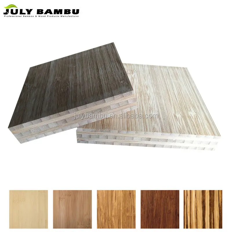 Uso de bambú laminado Pl 100% para encimeras laminadas para encimera de Banco de Bambú