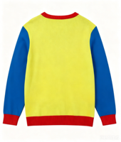 Pull de Noël tricoté vibrant 100 % acrylique, doux et chaud, motif ondulé HEY Renne, idéal pour les soirées 'Ugly Sweater' et le plaisir des fêtes