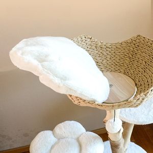 Kattenboom Toren Houten Toren Massief Hout Kat Klimframe Sisal Touw Levert Katten Bedden Modern Voor Grote Echte Tak Luxe - Product Image 5