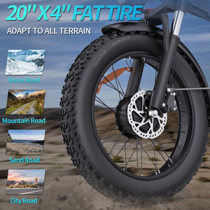 Nouveau Vélo Pliant Électrique Ridstar H20Pro 2024 avec Batterie Lithium 48V 23Ah, Cadre en Aluminium 2000W, Fatbike de Fitness Extrême H20Pro - Product Image 5