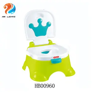 Orinal de plástico multifuncional para bebé, asiento de inodoro para bebé con música, 3 en 1, gran oferta