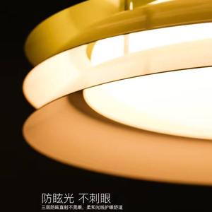 Lustre de table à manger LED moderne et minimaliste, tendance, vert matcha, marron, rouge, hauteur réglable, installation facile, pour - Product Image 2