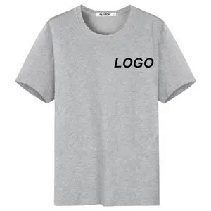 FREE SAMPLE Wholesale 100% Cotton Blank O-Neck T-shirt Custom Print LOGO T-Shirt Custom T Shirt Printing