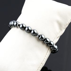 YASHEE Hematite Silver Beaded <b>Bracelet</b> 2.5 Inches Stretchable Unisex Everyday Wear Calming Gemstone Healing Energy - Product Image 5