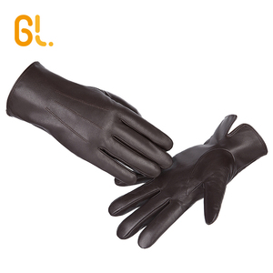 BW201A-W en gros mode hommes <span class=keywords><strong>noir</strong></span> véritable ethiopie peau de mouton conduite <span class=keywords><strong>laine</strong></span> doublure écran tactile gants en cuir pour l'hiver - Product Image 2