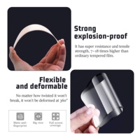 Protection d'écran en céramique souple pour Apple iPhone 14 15 Pro Max, couverture intégrale, compatible avec iPhone 11 12 13 X Xs Xr 6 7 8 Plus, film céramique 9D