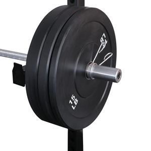 फैक्ट्री की कीमत फिटनेस किलोग्राम बम्पर प्लेटें 5 किलो से 25 किलो काली रबर बारबेल वेट प्लेटें - Product Image 5