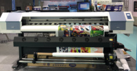 Impresora de Inyección de Tinta Digital EJET de 1.8m, Cabezal de Impresión DX5 DX7 I3200 XP600, 1 o 2 Cabezales, Impresora con Tinta Ecológica