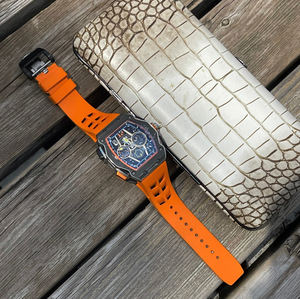 Montre-bracelet de luxe automatique mécanique multi-cadrans, style course, squelette, boîtier en fibre de carbone, bracelet en caoutchouc, tendance 2026 - Product Image 6