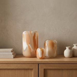Élégant Porte-Bougie Rond en Verre Coloré Fait Main, Doré de Qualité Supérieure, Résistant à la Chaleur, Revêtement Pulvérisé 4 Couleurs pour la Décoration Intérieure - Product Image 2