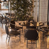 Mobilier de luxe léger et moderne pour boîte de nuit, lounge chicha, restaurant, banquette, canapé, acier inoxydable, 2 places, salle à manger, extérieur, hôtel