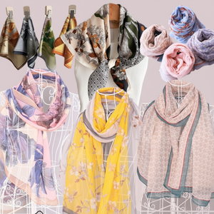 Sciarpa Mini mezza stagione da donna nuova collezione di cotone Chiffon per il fazzoletto da collo primavera estate - Product Image 1