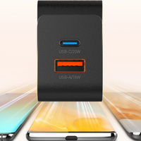 Cargador de Pared LDNIO Q1 al por Mayor, Enchufe para Viajes y Hogar, Enchufe Estadounidense y Europeo con Cable para Teléfono, Adaptador de Corriente con Dos Puertos USB