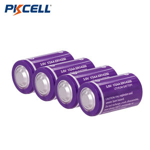 PKCELL Aa Er14250 3.6Vリチウム電池1200mAh非充電式CE認定PLC CNC工作機械 & おもちゃ - Product Image 1