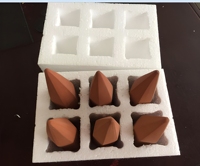 Piques d'arrosage pour plantes en terre cuite, lot de 4, piquets d'arrosage auto-irrigants