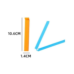 Paquete de <span class=keywords><strong>5</strong></span> Clips de Sellado de Bolsas de Plástico de 4.2 Pulgadas, Diseño Curvo, para Alimentos, Cocina y Hogar - Product Image 2
