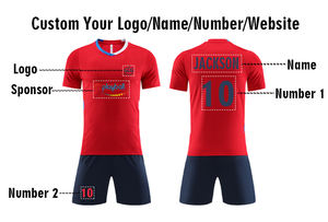 ชุดฟุตบอลเด็กไซส์ใหญ่ สีเขียว ปี 2024 2025 พร้อมปักชื่อและโลโก้ตามสั่ง ชุดฟุตบอลย้อนยุค - Product Image 2