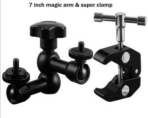 Super petit bras de Friction magique articulé support de support d'usine Super pince pour accessoires de caméra Flash de lampe à LED - Product Image 4
