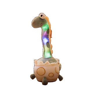 踊る恐竜ぬいぐるみ 32cm 電動 歌う PPコットン入り 漫画キャラクター 子供向けギフト OEM - Product Image 1