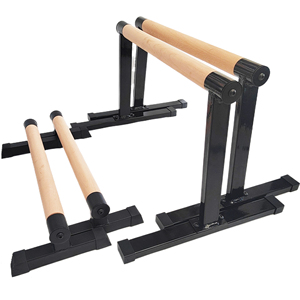 Barres de poussée en bois Barres de parallèles Barres de support anti-dérapantes pour Calisthenics Fitness <span class=keywords><strong>Street</strong></span> <span class=keywords><strong>Workout</strong></span> Floor Workouts - Product Image 4