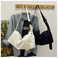 Nouveau Sac Fourre-tout Rétro Chic 2026 pour Tous les Jours – Sac à Bandoulière Tendance en Nylon avec Fermeture Éclair et Doublure en Polyester