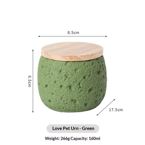 環境に優しいペット用骨壷、猫と犬のための棺、防水密閉型メモリアル骨壷、パーソナライズされた生分解性葬儀用棺 - Product Image 6