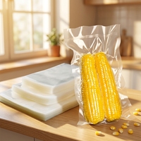 Sacs sous vide en PE recyclables épaissis pour la congélation du canard cuit, du poulet rôti, des fruits de mer, du lait, de la gelée, emballage transparent thermoscellable