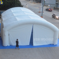 Bâche en PVC Durable de m, tente gonflable blanche pour événement en plein air avec souffleur