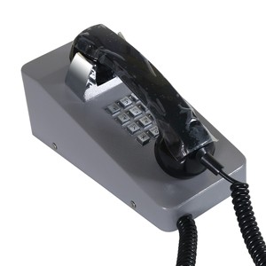 JR Analog gồ ghề điện thoại cầm tay dài khoảng cách kiểm soát đường dây nóng cuộc gọi sân bay Tù Nhân Nhà Tù thép không gỉ điện thoại công cộng - Product Image 5