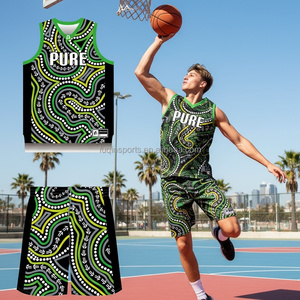 FQ Custom Aboriginal Indigenous Dot Art Basketball Singlet Tattoo <strong>Jersey</strong> Tops Youth for Men Basketball Sublimation Uniforms Wear - Product Image 1