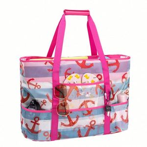 New Casual Tote Beach <b>Bag</b> Large Capacity Multi-Pocket Foldable Storage <b>Bag</b> - Product Image 4