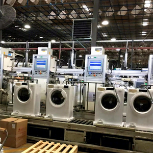 Ligne de montage de lave-linge semi-automatique avec convoyeur - <span class=keywords><strong>Soudure</strong></span> de la cuve à la fin de la production 220V/380V Marque SanHok - Product Image 1