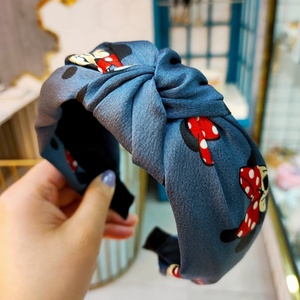 Nueva Diadema de Moda con Dibujos Animados de Mickey, Lazo Coreano Ancho, Súper Linda para Niñas - Product Image 2