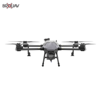 BROUAV Drone agricole avec moteur et engrenage Réservoir de pulvérisation de 20L rentable pour des opérations sûres et l'évitement d'obstacles