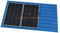 Support de montage de panneau solaire UISOLAR, toit métallique, mini rail, support solaire en aluminium, structure métallique, système de montage solaire pour toit métallique