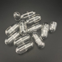 Kleine Lege Transparante Plastic Pil Fles Een Stuk Capsule Verpakking Fles
