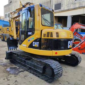 Excavatrice sur chenilles hydraulique Caterpillar 308E2 japonaise à bas prix, 8 tonnes, modèle 2023, pour moteur C3.3, pompe de puissance 46 kW incluse - Product Image 2