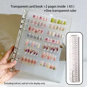 Organisateur de rangement pour nail art, album de présentation et édition DIY, simple, anti-poussière, grande capacité - Product Image 6