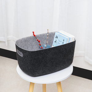 Stamping deep felt basket Storage under the bed box sundries home storage & organization closet storage