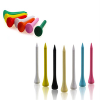 Tees de golf en alliage de zinc de tailles et couleurs variées, durables, accessoires d'entraînement de golf en intérieur, pack en vrac portable, pour les amateurs de golf