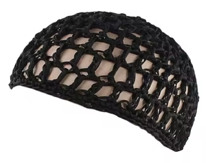 Filet à cheveux en maille <span class=keywords><strong>pour</strong></span> femme, style 'Quiet Girl', bonnet en crochet, <span class=keywords><strong>snood</strong></span>, couvre-tête de nuit, turban, filet à cheveux <span class=keywords><strong>tricot</strong></span>é fait main, filet enveloppant <span class=keywords><strong>pour</strong></span> cheveux - Product Image 2