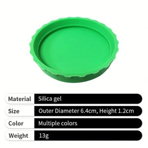 Tapa de Silicona para Latas de Refresco 2025, Redonda, Suave, Antipolvo, Reutilizable, para Latas de Bebidas, en Venta - Product Image 4