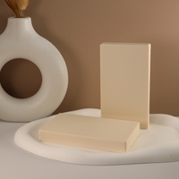 Palette de maquillage rectangulaire personnalisée Yuecai à 2 compartiments, étui compact duo pour fard à joues et illuminateur, avec miroir, emballage personnalisé