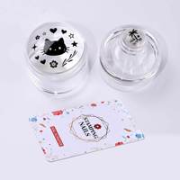 Nouvel outil de stamping pour ongles en silicone 3-en-1 double tête détachable pour la vente en gros