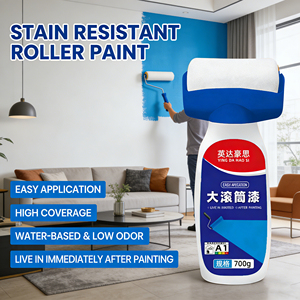 Indoor Wall <b>Large</b> <b>Roller</b> Latex Paint for Wall Repair White Wall Coating Self-Painting Household Renovation and Stain Removal - Product Image 4