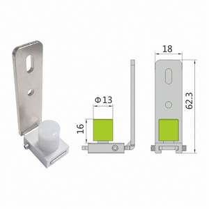 Roulettes de porte coulissante multifonctions modernes de haute qualité avec roulements à billes <span class=keywords><strong>pour</strong></span> <span class=keywords><strong>guide</strong></span> <span class=keywords><strong>au</strong></span> <span class=keywords><strong>sol</strong></span> - Product Image 2