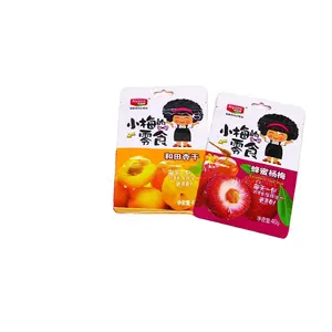 Lucky Time Good Price Printed Three Sides Sealed Food Safe Grade Bags for Snack Packaging