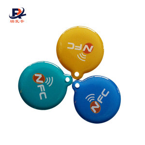 Tùy chỉnh PVC + Epoxy Chất liệu gốc S50 1K Epoxy RFID Tag NFC Keychain - Product Image 2