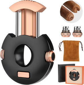 Guillotina y Cuchillo Plegable de Acero Afilado Personalizados al por Mayor, Accesorios Perfectos para Mesa de Cigarros, Juego de Cortador de Cigarros - Product Image 2